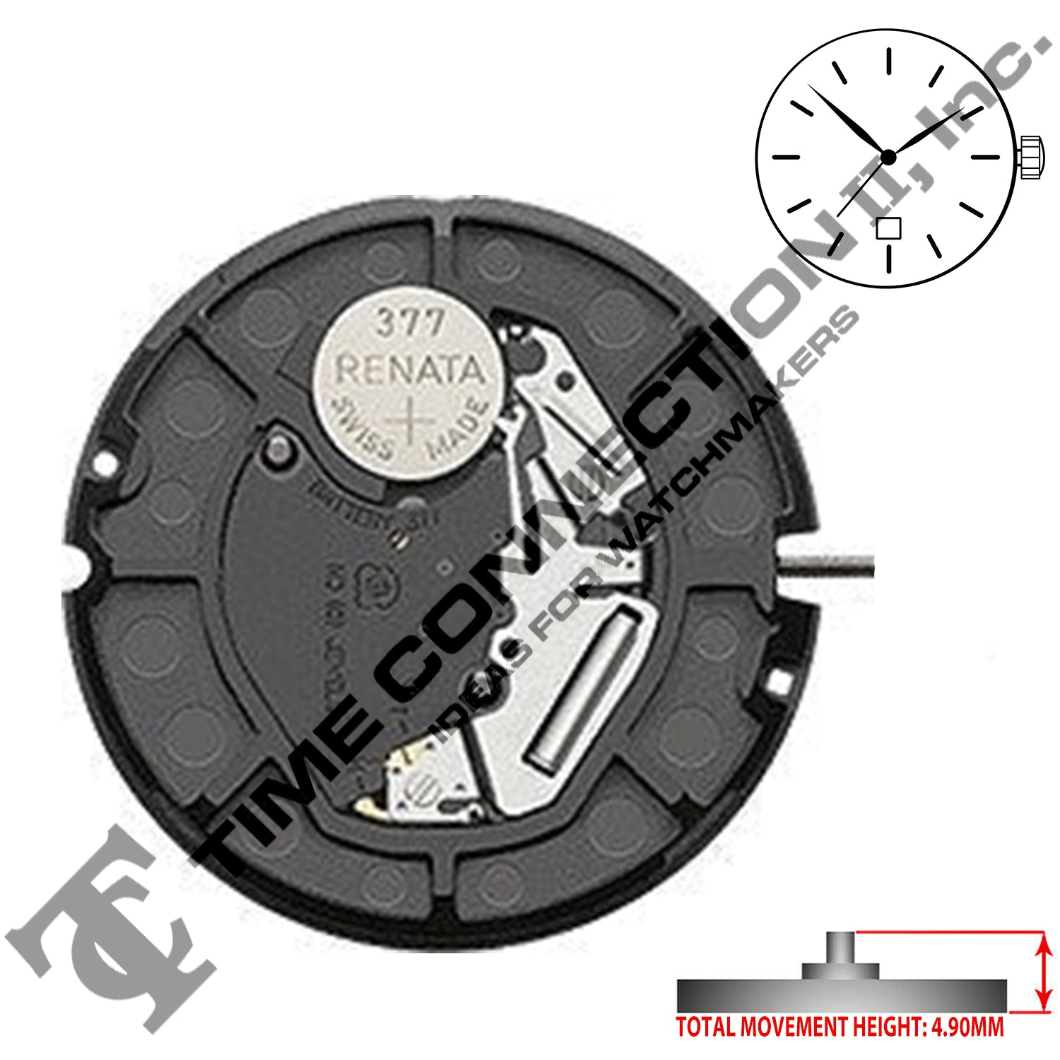 ETA 805.111-D6 Swiss Made Quartz Movement