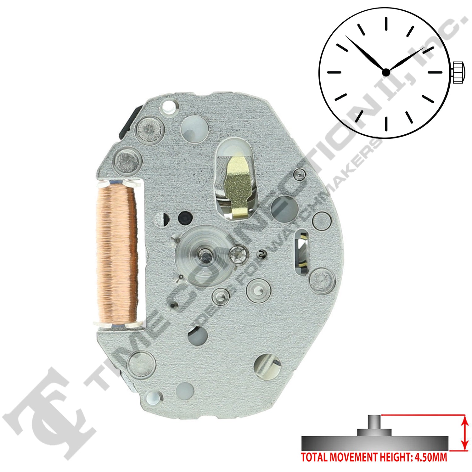 Miyota/Citizen LTD 2025 Japan Quartz Movement Ht. 4.50MM Time
