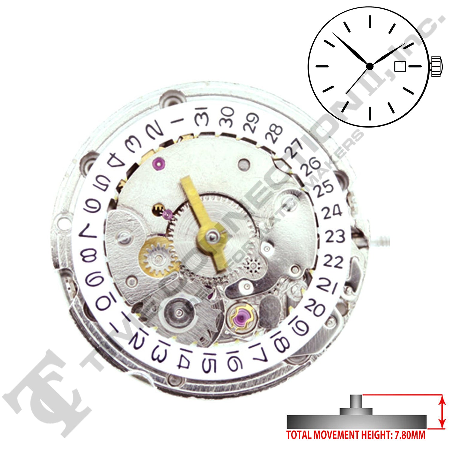 China ST6D-L Automatic Movement Ht. 7.80MM