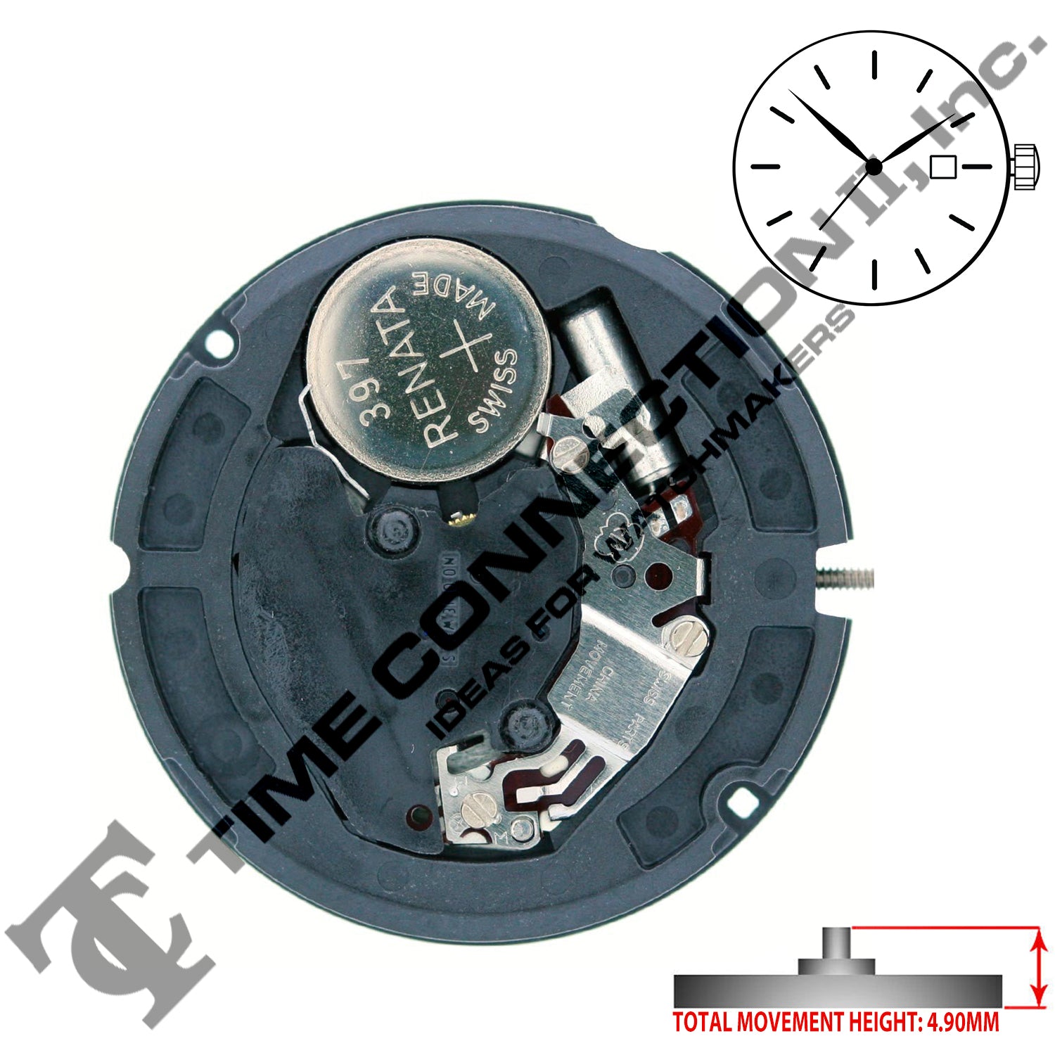 ETA 804.114-D3 Swiss Parts Movement (Replaced ETA 804.112-D3)