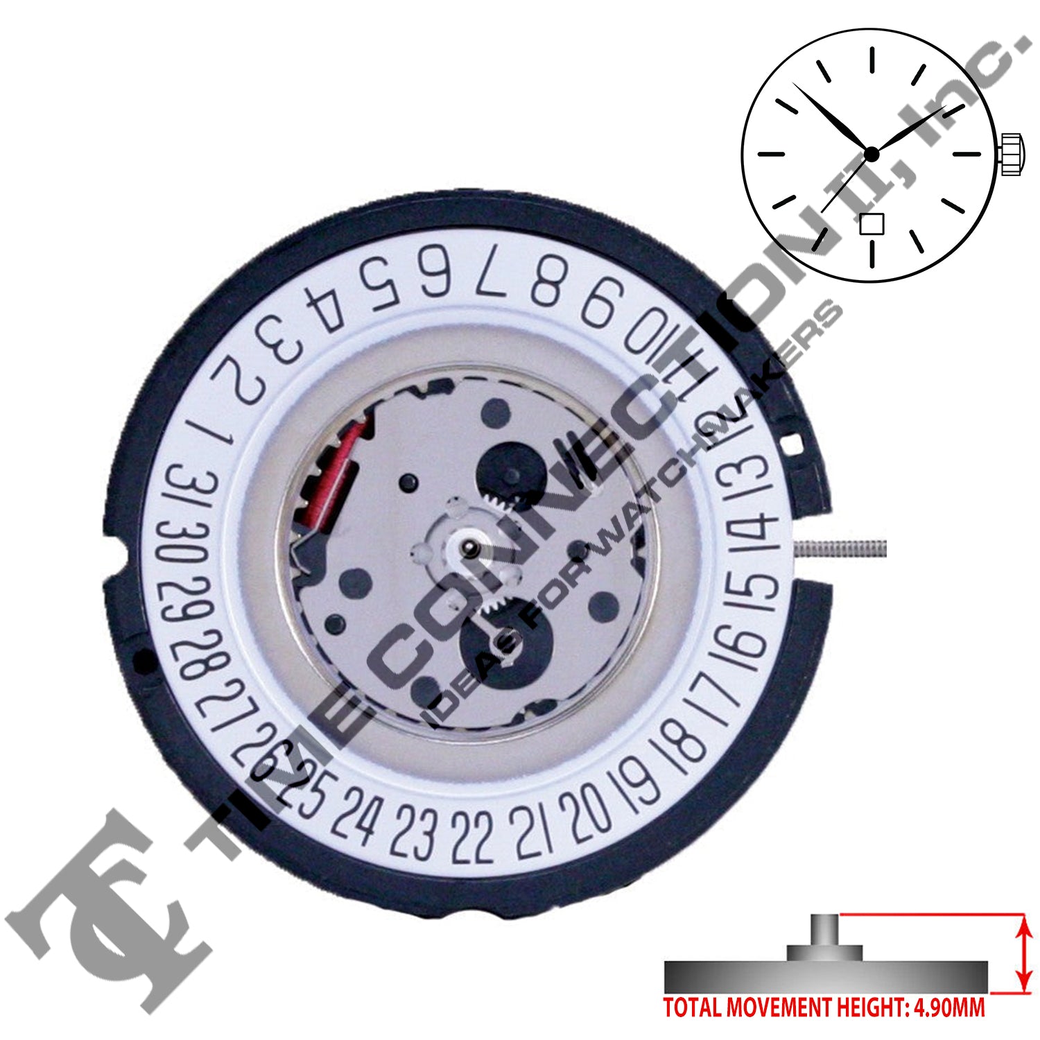 ETA 805.111-D6 Swiss Made Quartz Movement