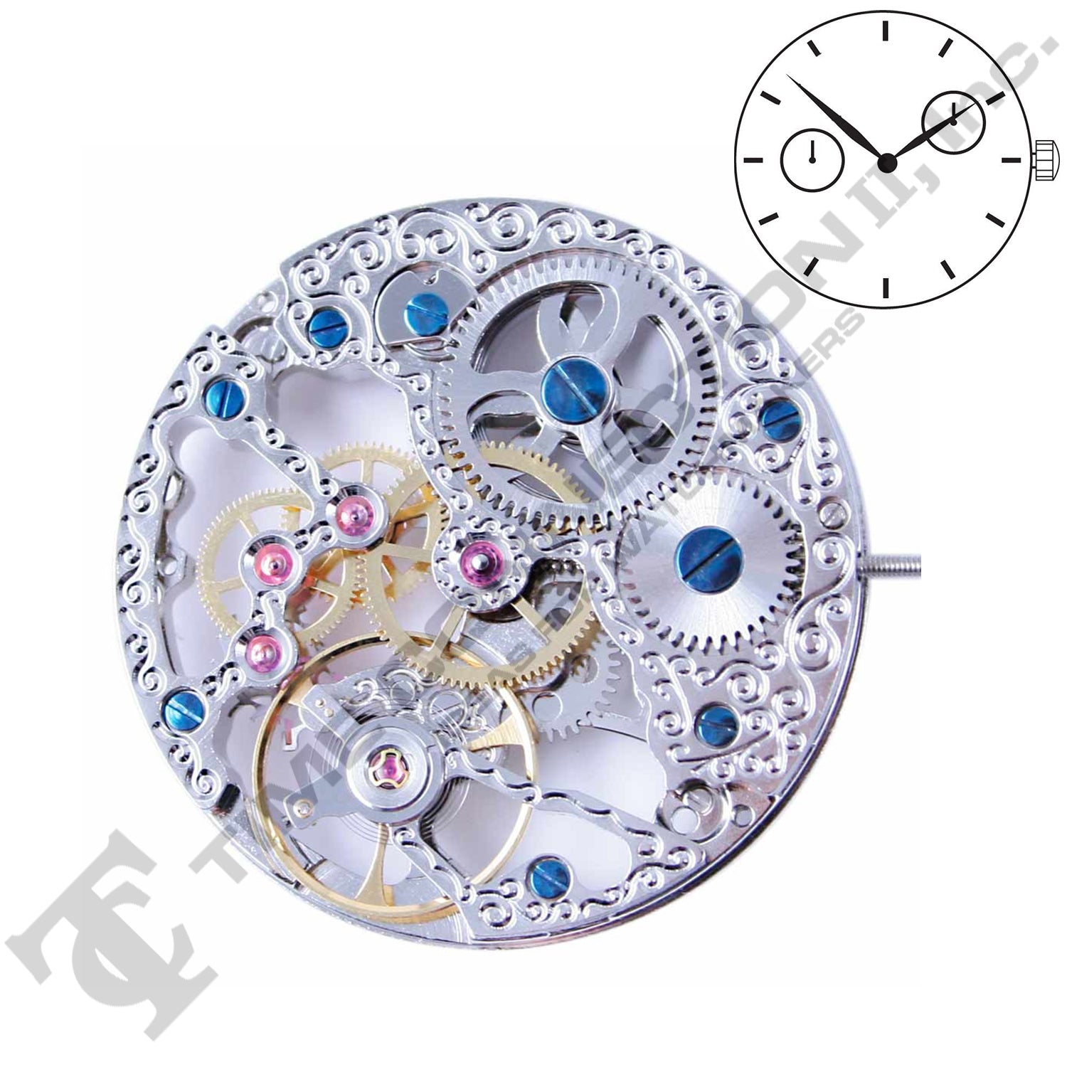 Chinese 9621 Mechanical Movement