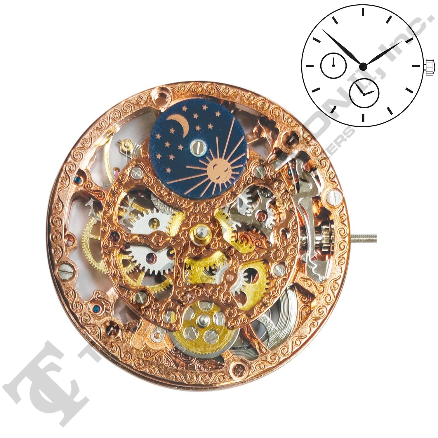 Chinese 9730-G Mechanical Movement