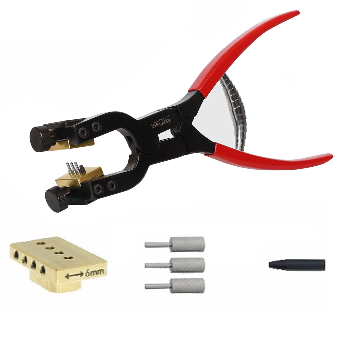 Horotec MSA 11.310 Multiplied Pliers for Piercing Leather Straps (Complete Case)