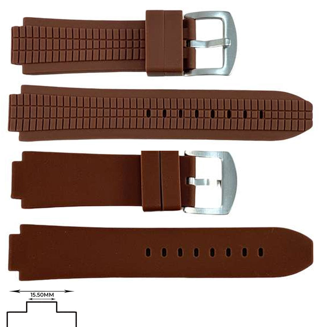 Genuine Polyurethane Sports Straps (22.5mm) Notch 15.5mm