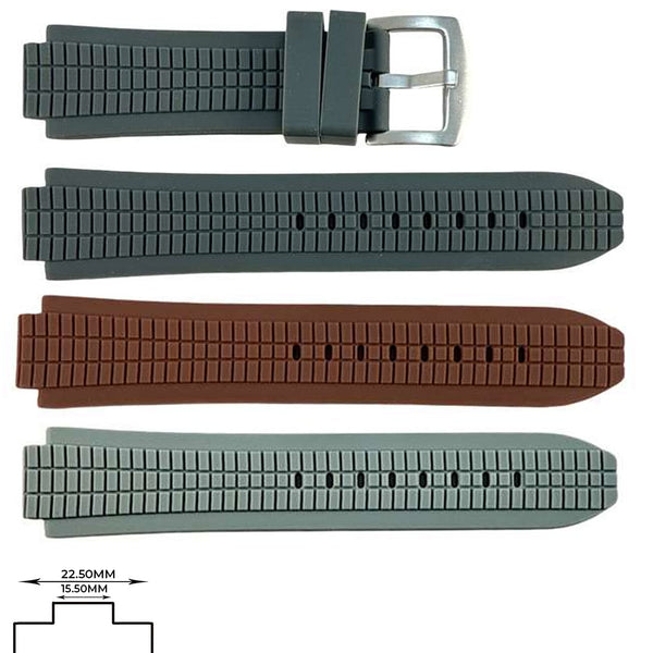 Genuine Polyurethane Sports Straps (22.5mm) Notch 15.5mm