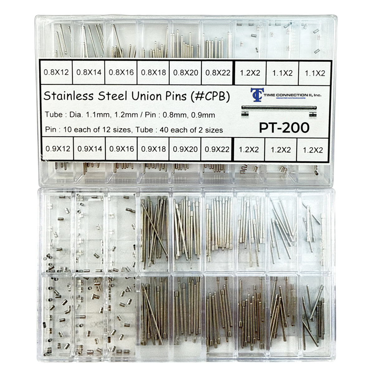 Pins / Tubes for Metal Bracelets Assortment (12mm~22mm) Set of 200 ...