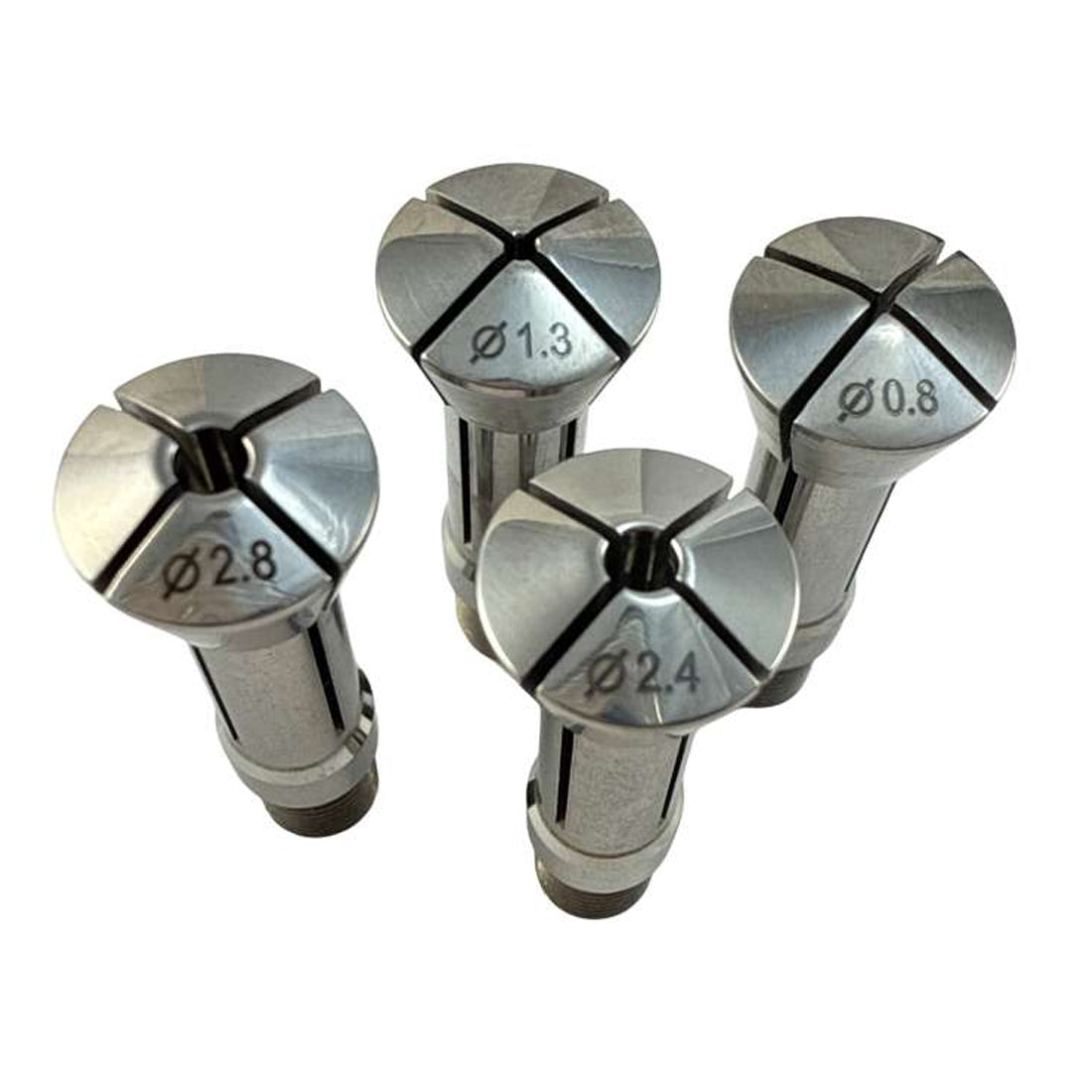High Quality Pin Vise with Set of 4 Collets (0.8mm, 1.3mm, 2.4mm, 2.8mm)
