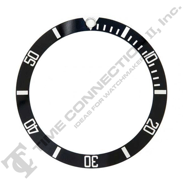 315-16800-1 Bezel Insert (Black/Silver) to Fit Rolex Sub Sapphire Model