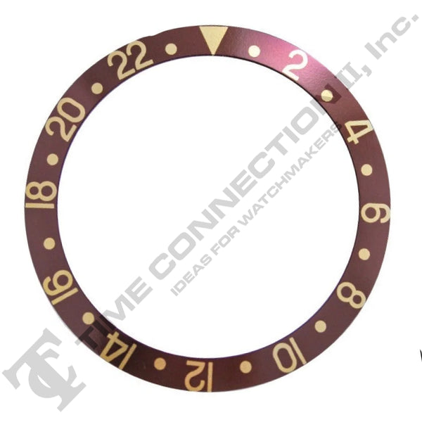 315-16750-3 Bezel Insert (Brown/Gold) to Fit Rolex GMT Plastic Model