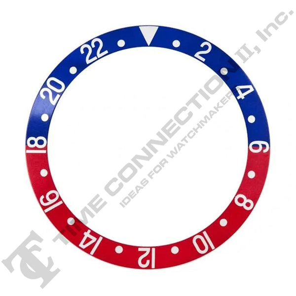 315-16750-6 Bezel Insert (Blue/Red) Pepsi to Fit Rolex GMT Plastic Model