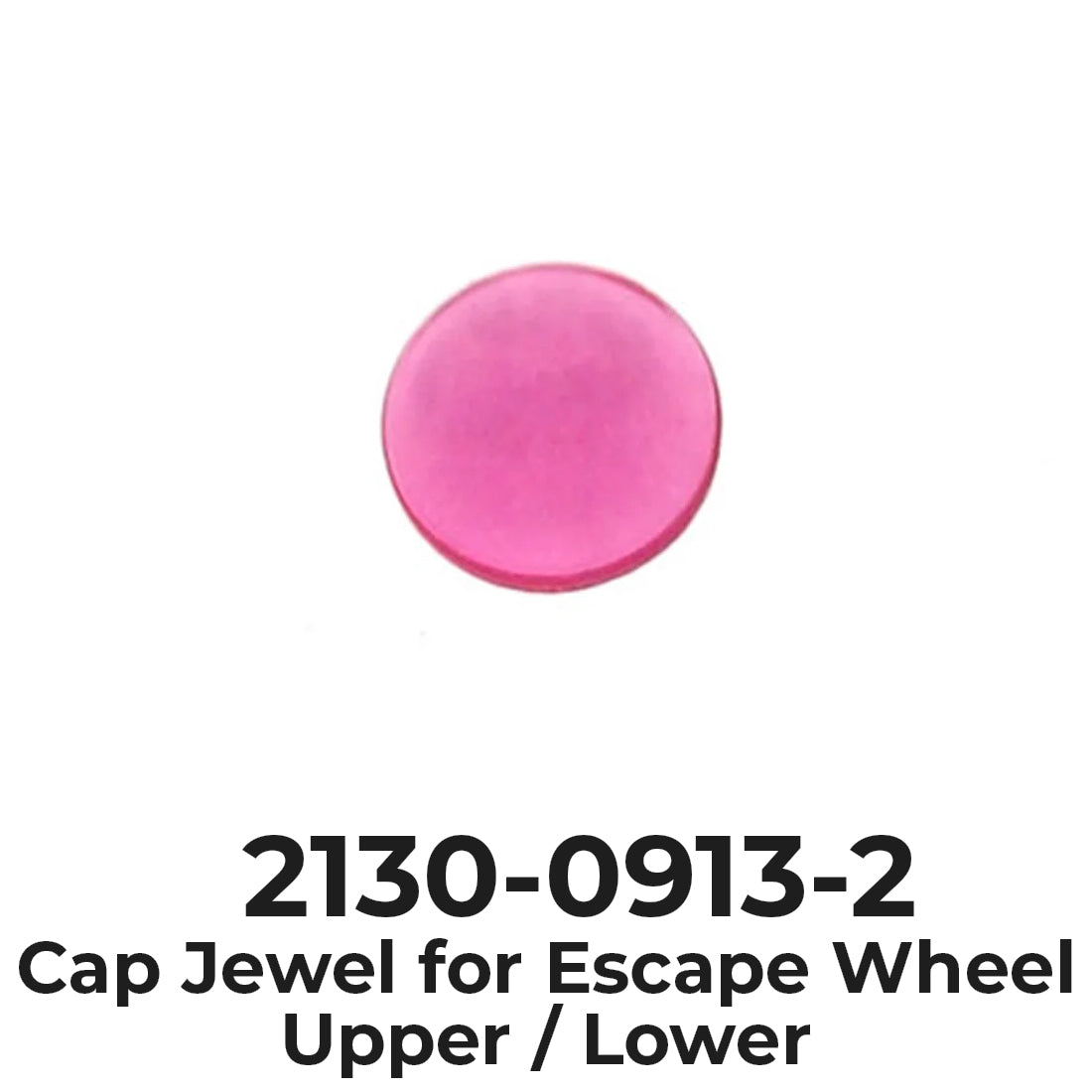 Rolex RP2130-0913-2 Cap Jewel for Escape Wheel Upper Lower, Swiss Made ...