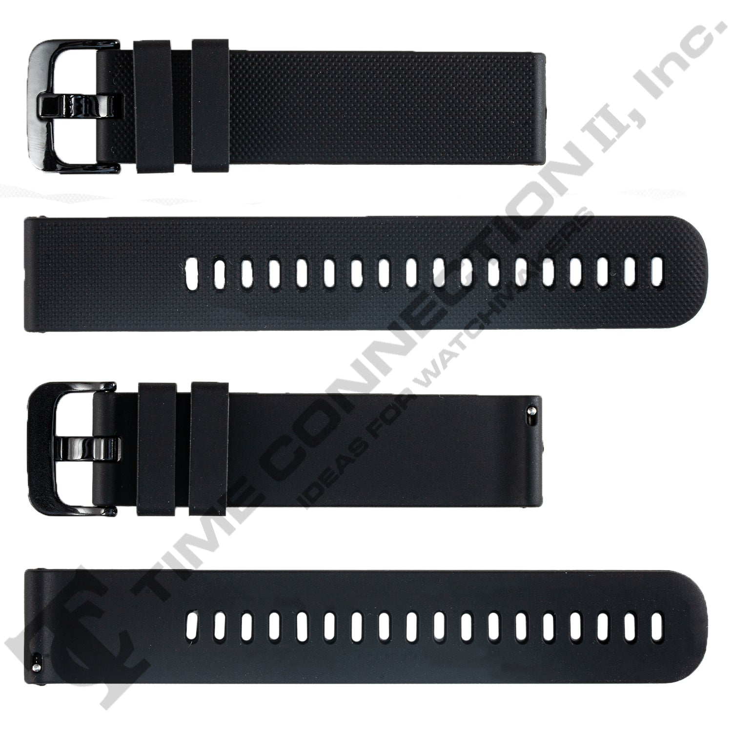 Genuine Silicone Quick Release Fashion Straps for Smart Watches (20-22mm)