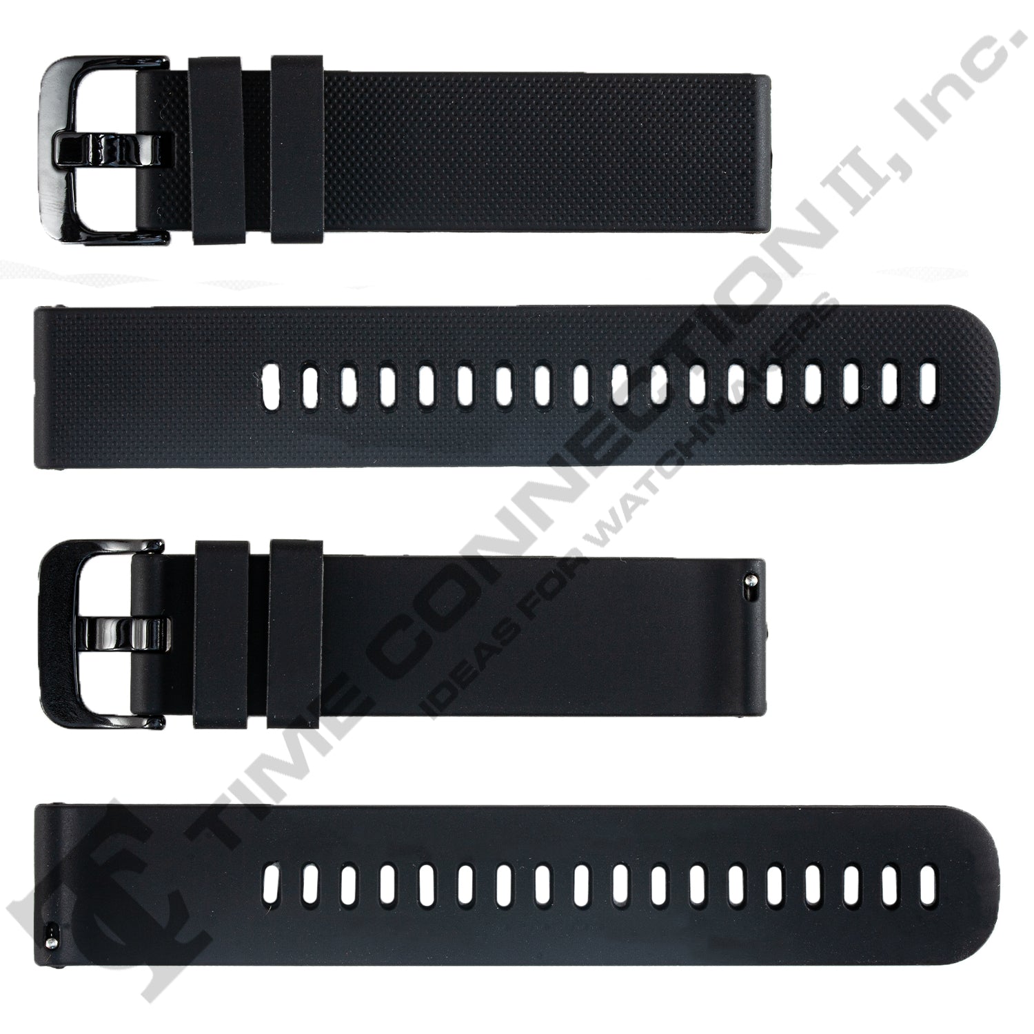 9 Pezzi Anelli Ferma-cinturino Per Orologio In Silicone – 18/20/22 Mm, Nero, Ricambio Per Cinghie Sportive E Smartwatch