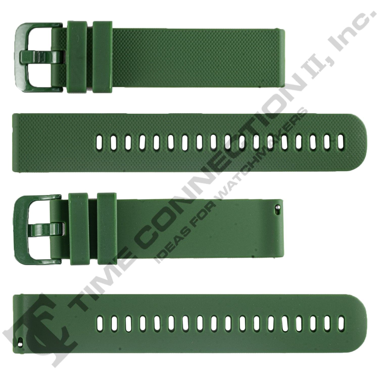 Genuine Silicone Quick Release Fashion Straps for Smart Watches (20-22mm)