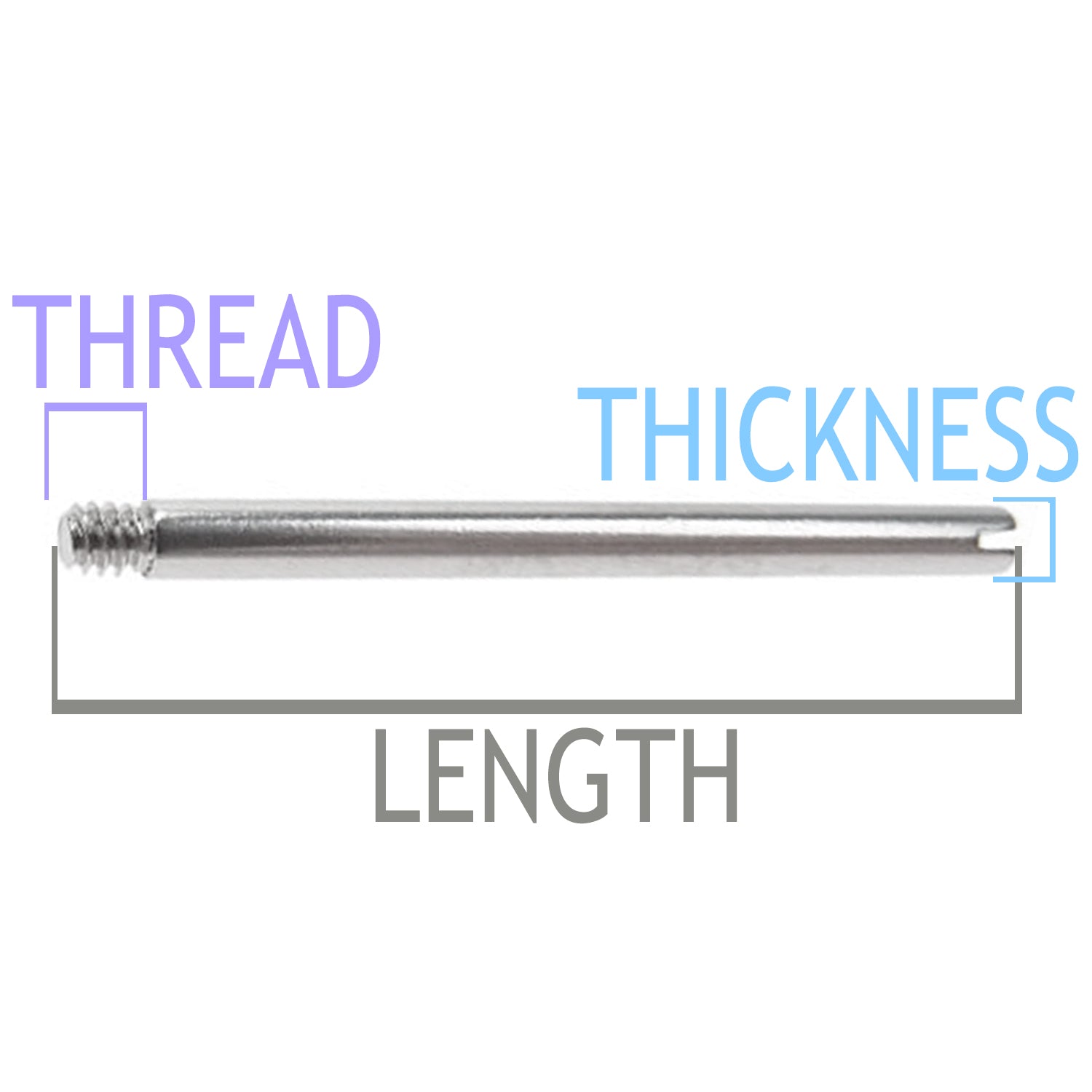 Stainless Steel Metal Band Screws for Rolex Bands (Refills)