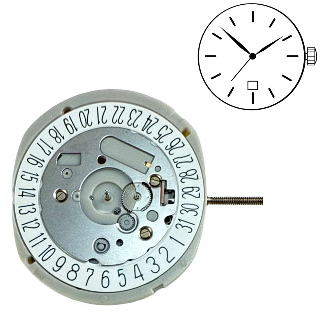 TIMEX M603 3 Hands Quartz Movement