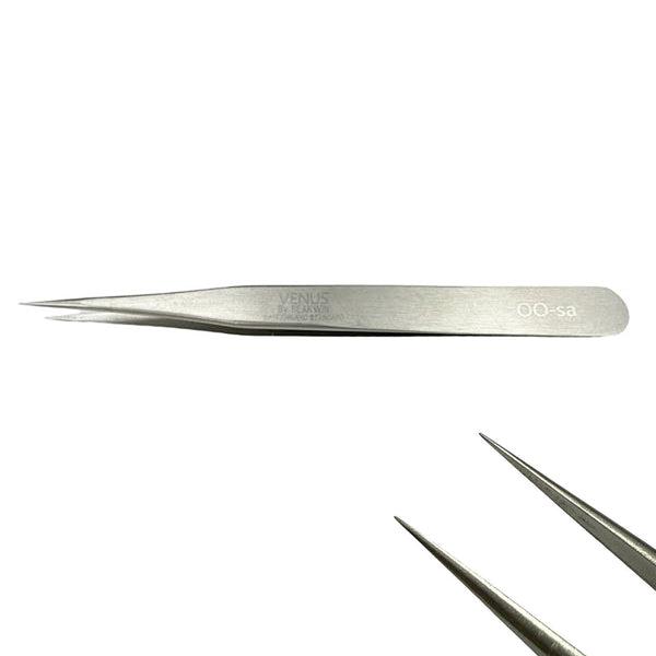 TW-900, VENUS High Precision Stainless Steel Straight Fine Tip Tweezer (135mm)