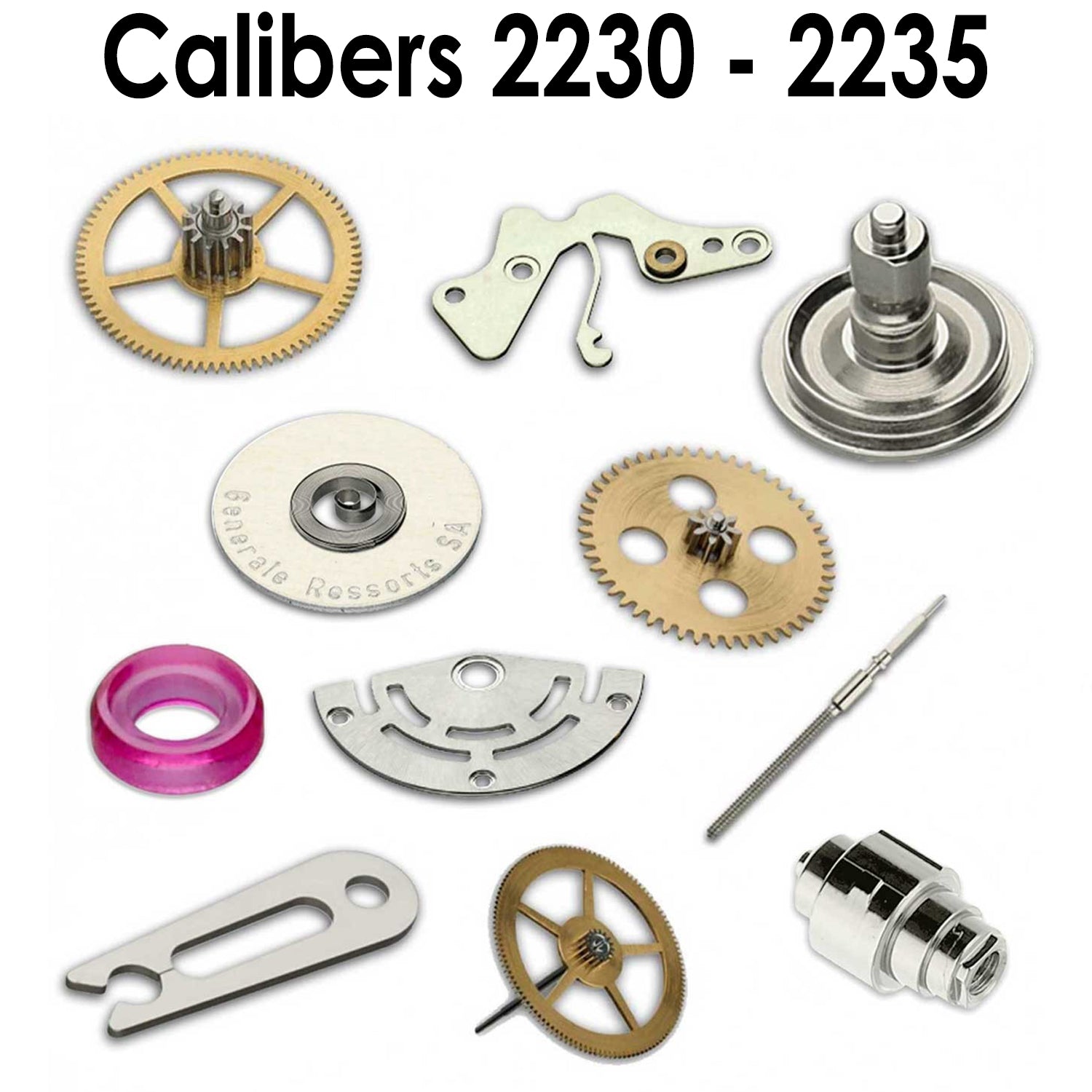 Internal Parts to fit Rolex 22 Series Calibers 2230, 2235, 2236