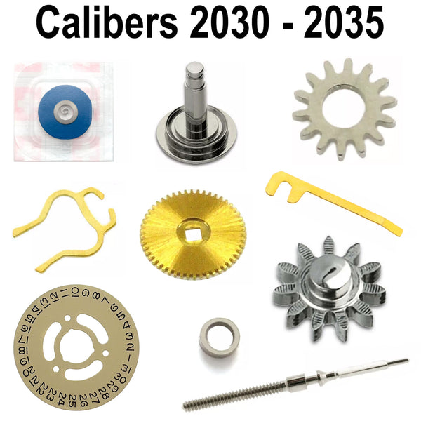 Internal Parts to fit Rolex 20 Series Calibers 2030, 2035