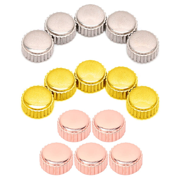 Micron Gold Waterproof Crowns in White, Rose and Yellow Gold (3.0mm - 6.5mm)