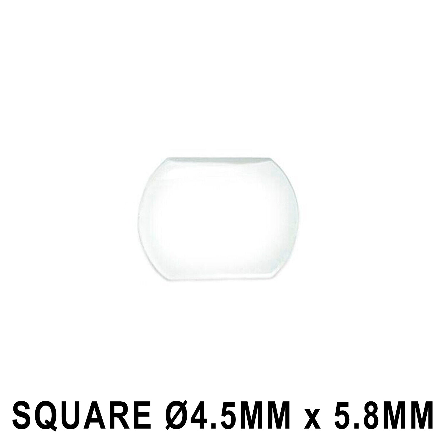 Mineral Glass Watch Date Lens for Rolex and Fashion Crystals  (Round, Bullet and Square)
