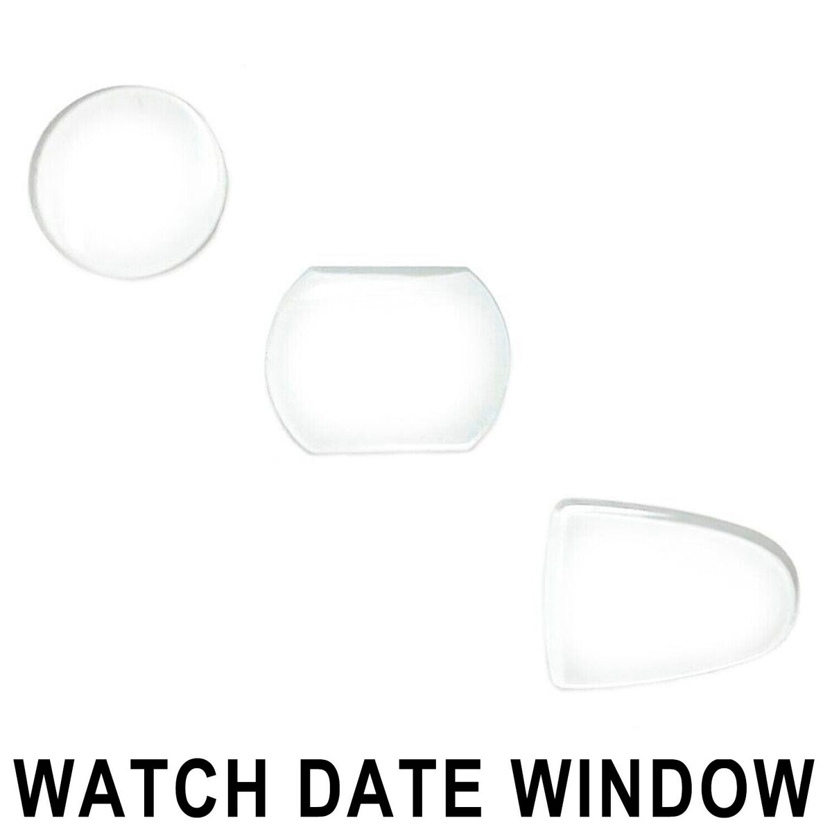 Mineral Glass Watch Date Lens for Rolex and Fashion Crystals (Round, B ...