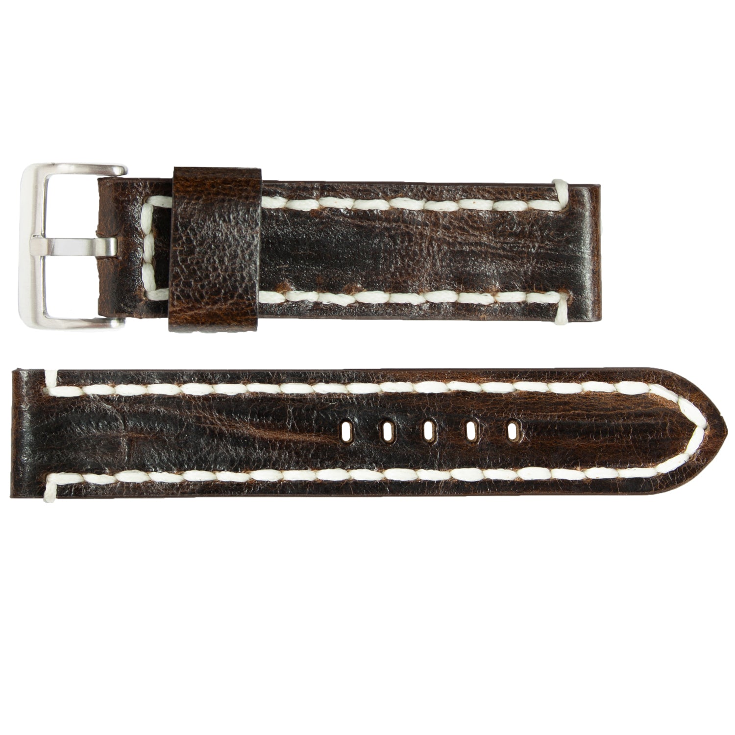 VSB No. 115 Cowboy Stripe Fine Leather Straps (22mm~24mm)