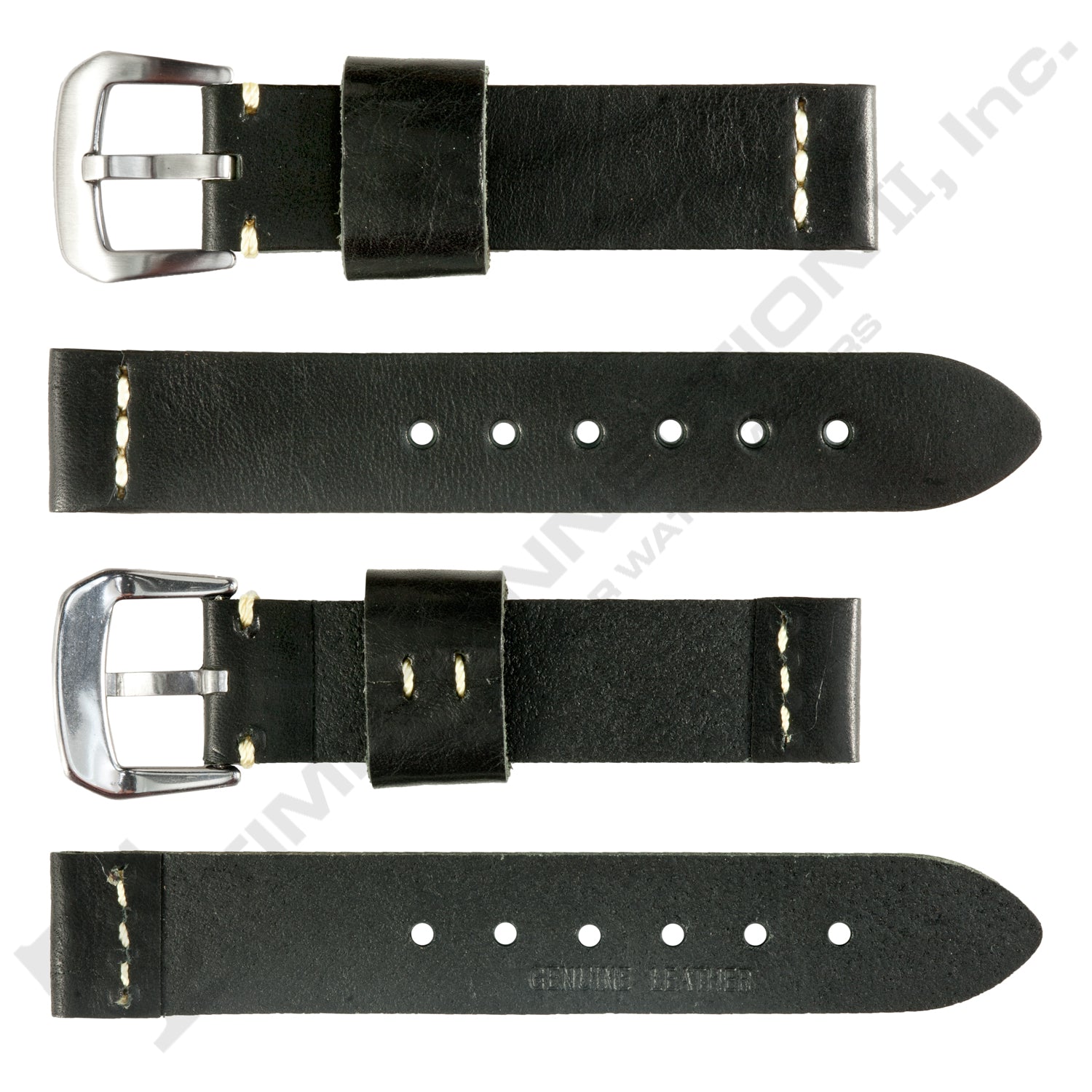 VSB No. 330 Vintage Watch Straps with Hand-Sewn Stitching (20mm - 22mm)