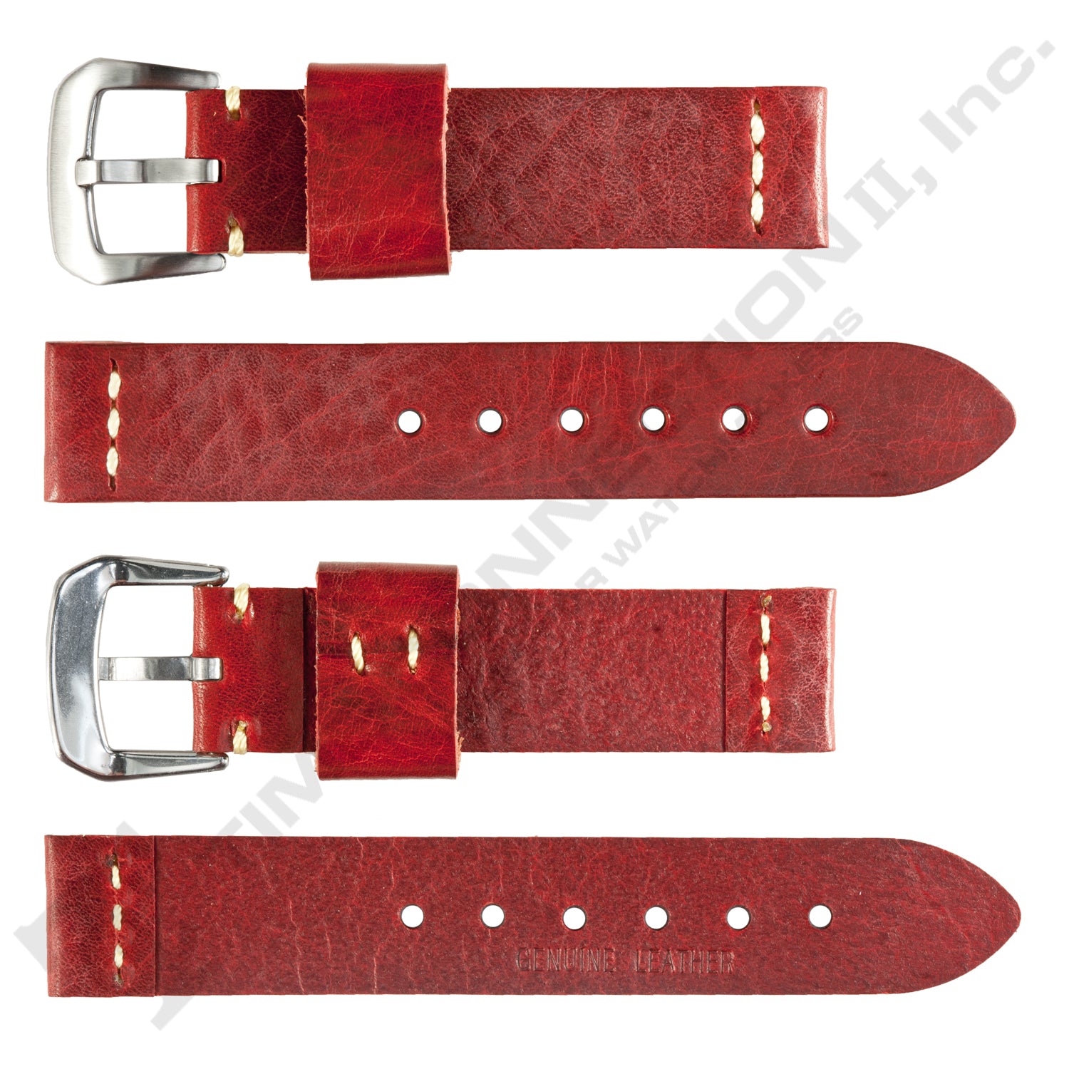 VSB No. 330 Vintage Watch Straps with Hand-Sewn Stitching (20mm - 22mm)