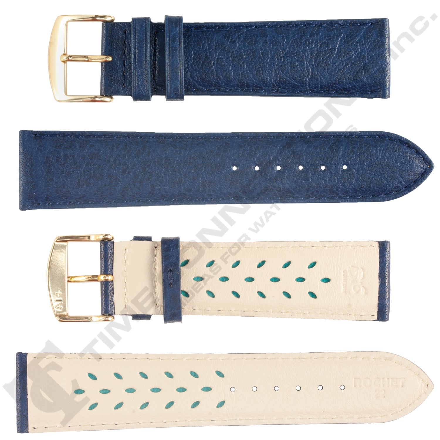 ZRC No. 502 Long Buffalo Grain Fine Leather AeroconfortStraps (10mm~20mm)