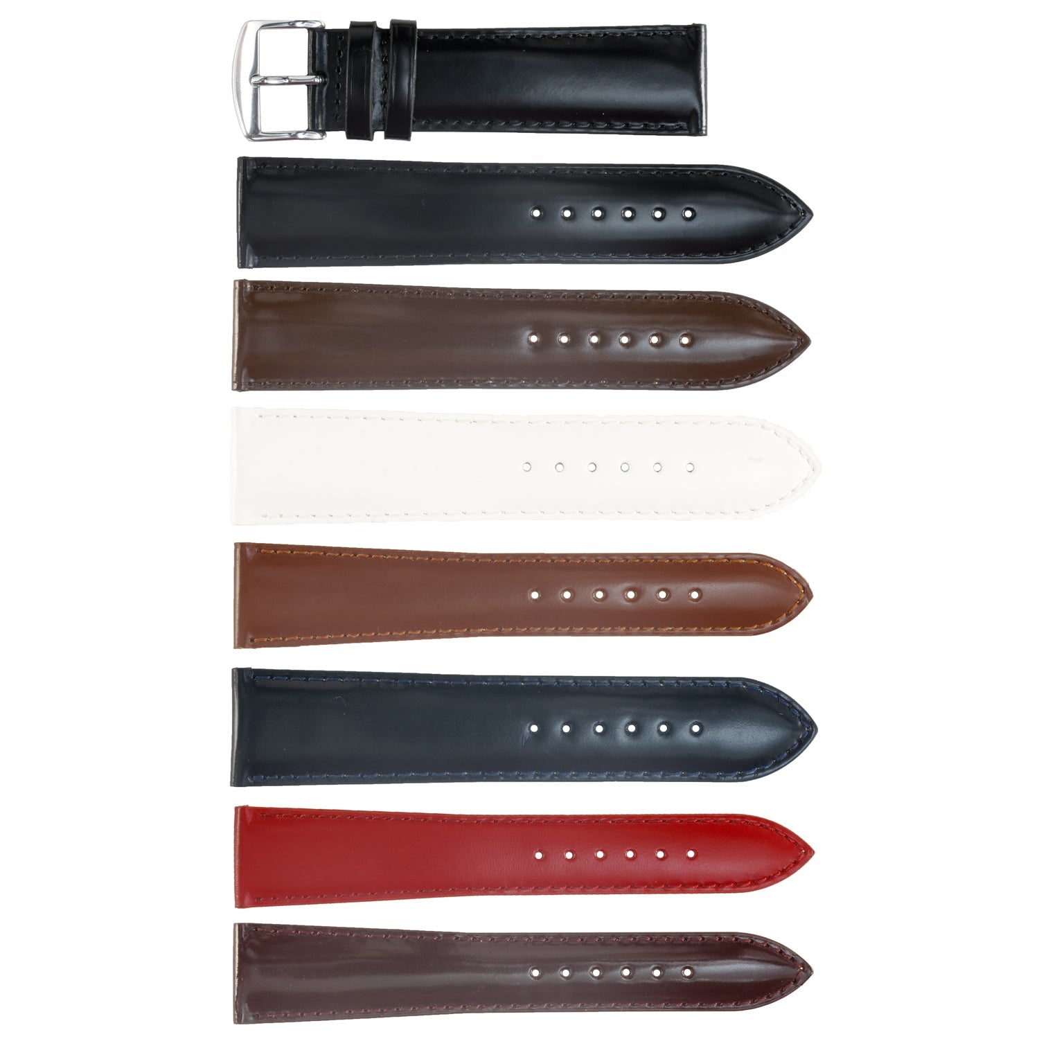 ZRC No. 503 Long Calfskin Grain Fine Leather AeroconfortStraps (12mm~30mm)