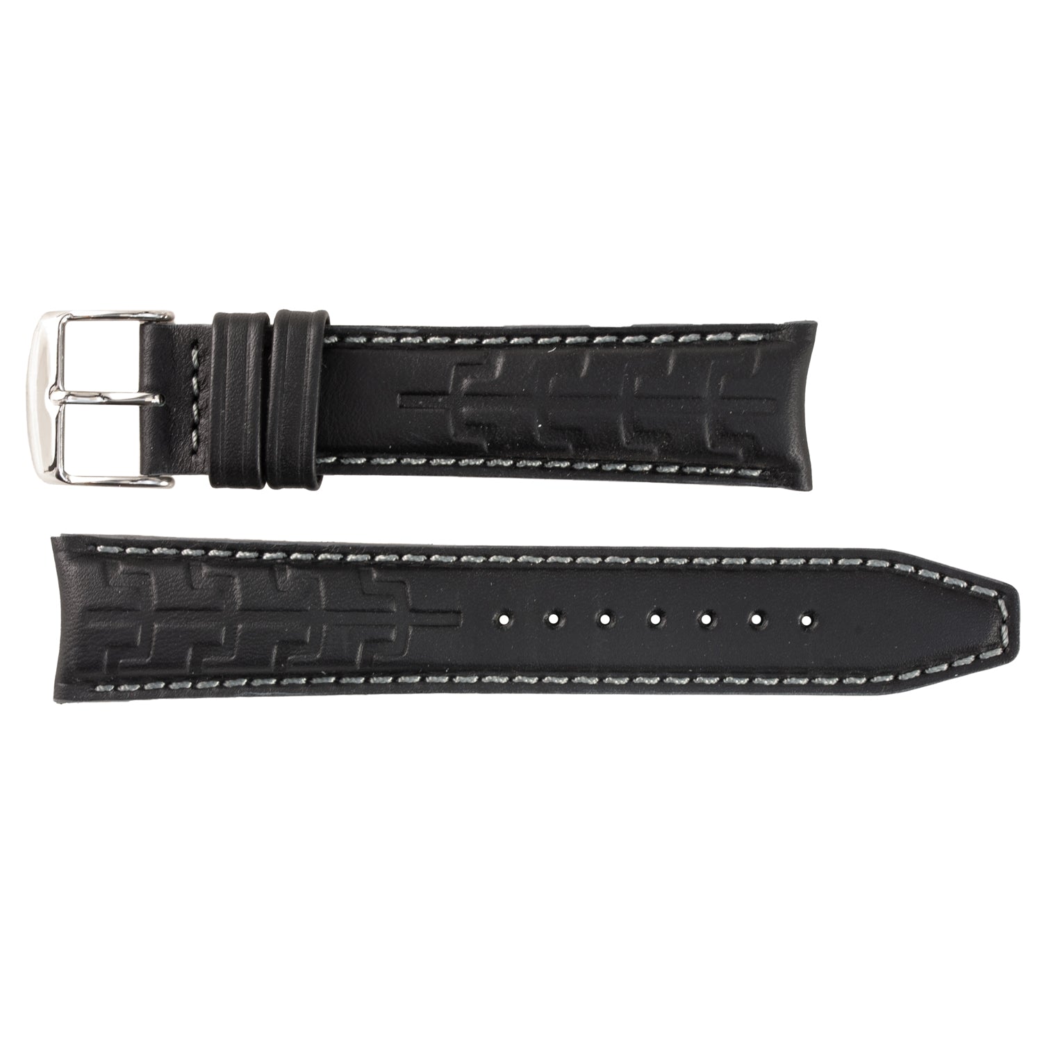 ZRC No. 523 Calfskin High Performance Straps with Contrast Stitching (20mm~22mm)