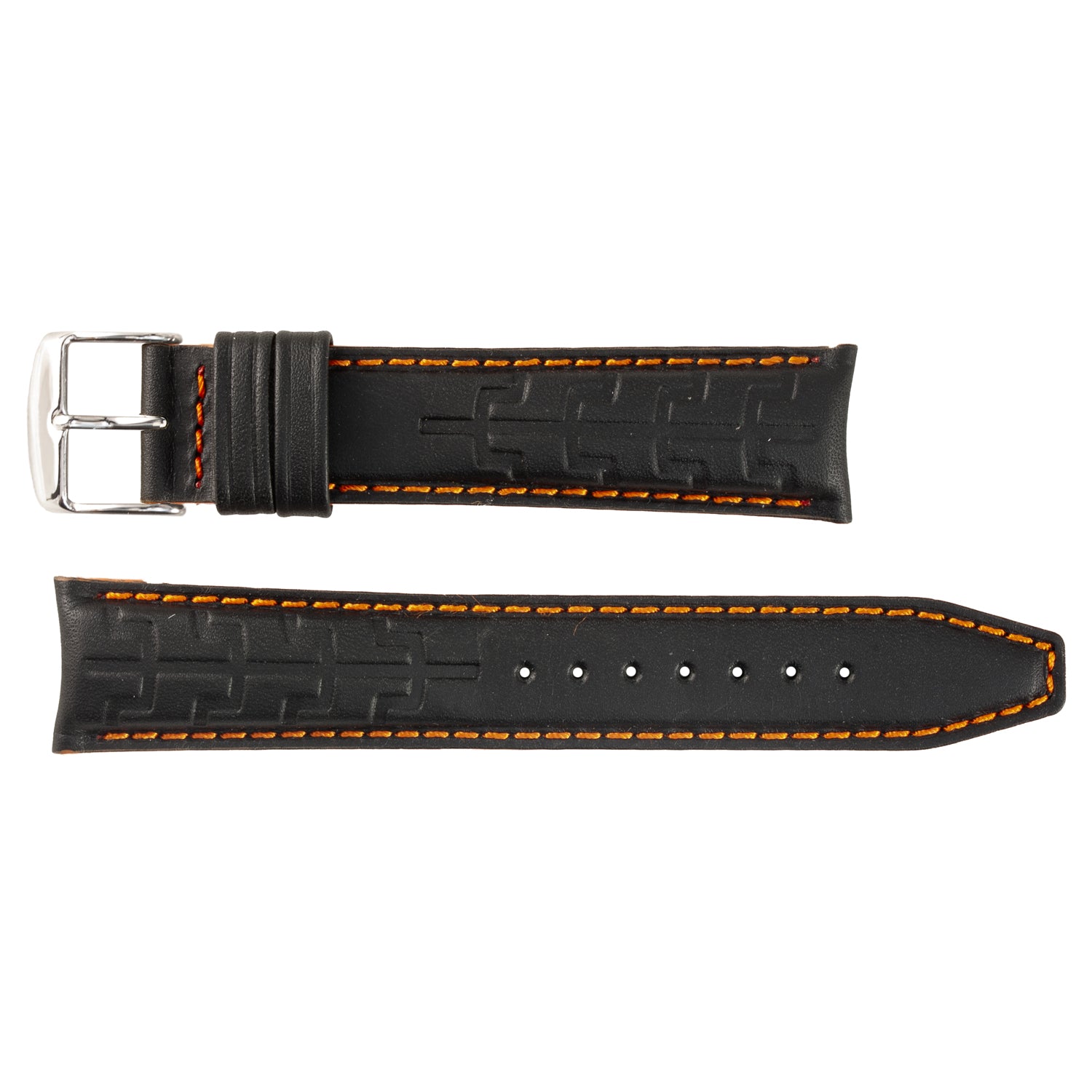 ROCHET ZRC No. 523 Calfskin High Performance Straps with Contrast Stitching (20mm~22mm)
