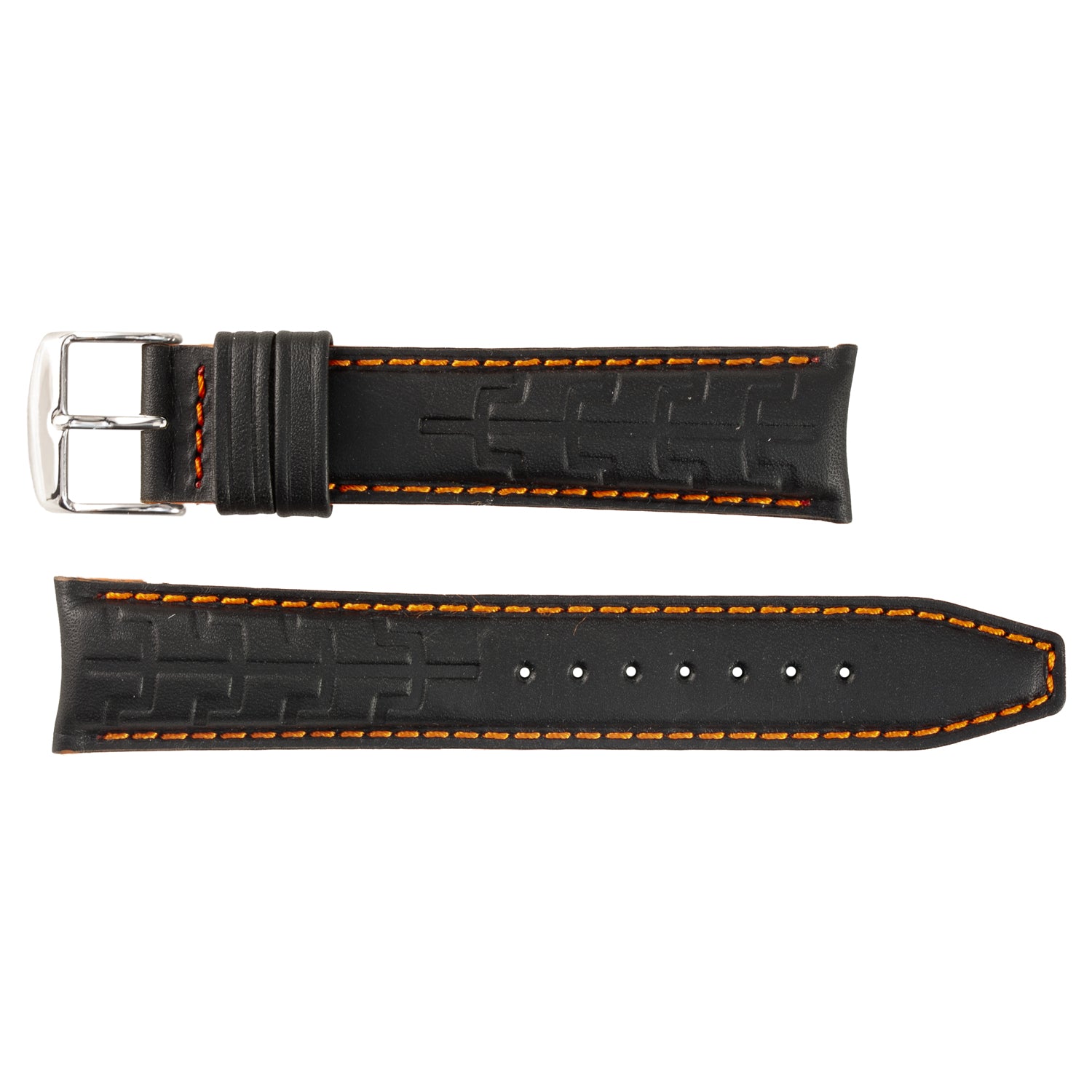 ZRC No. 523 Calfskin High Performance Straps with Contrast Stitching (20mm~22mm)