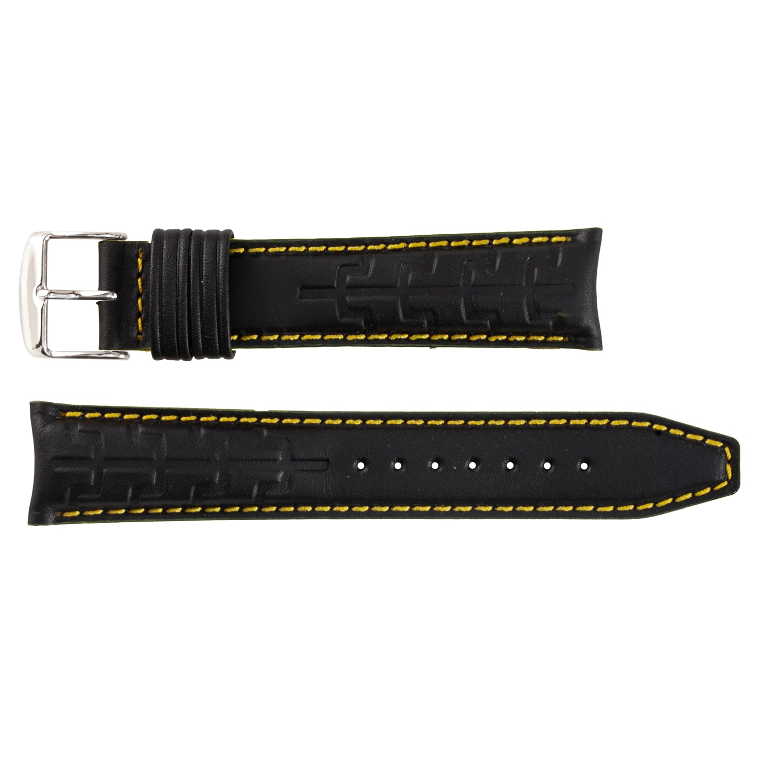 ROCHET ZRC No. 523 Calfskin High Performance Straps with Contrast Stitching (20mm~22mm)