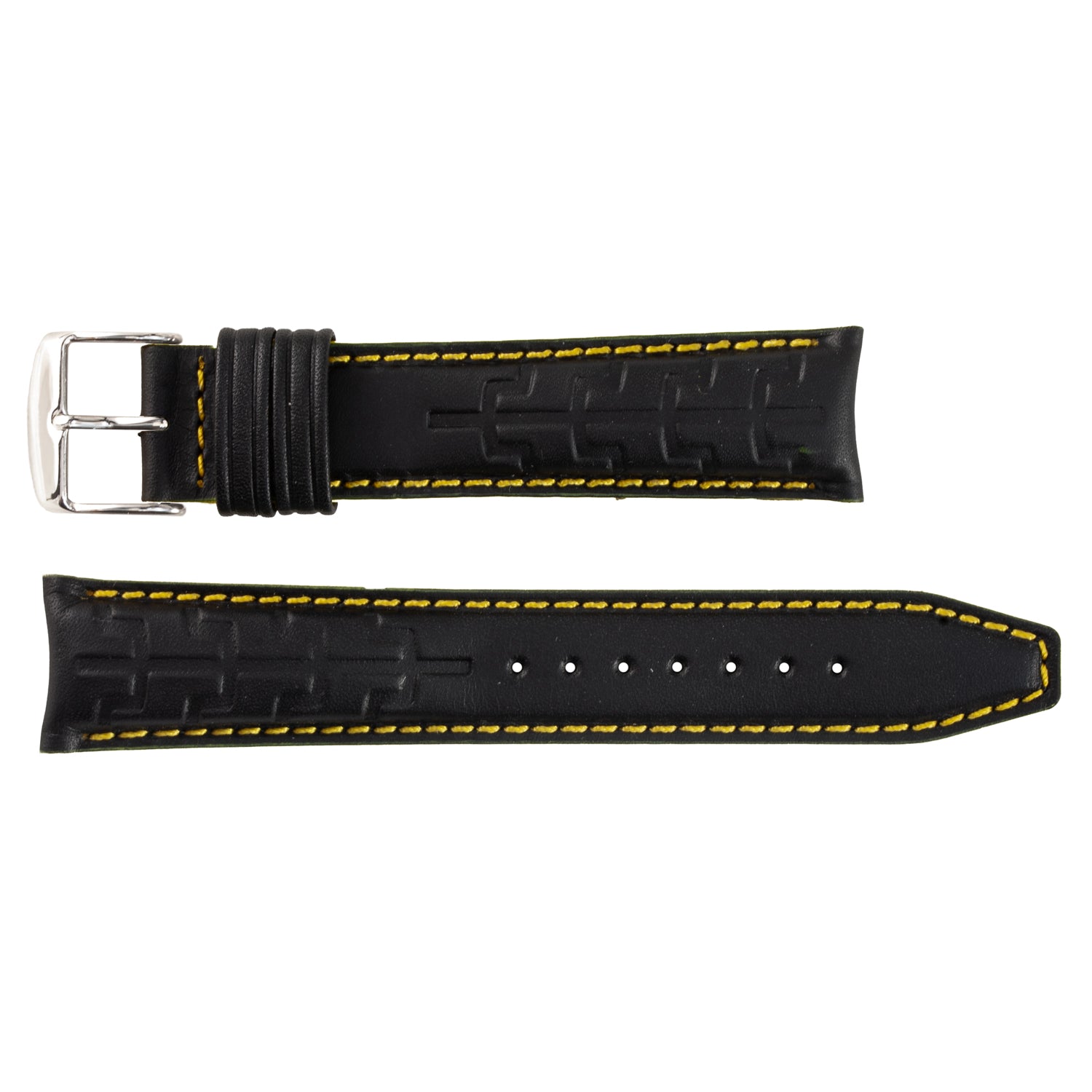 ZRC No. 523 Calfskin High Performance Straps with Contrast Stitching (20mm~22mm)