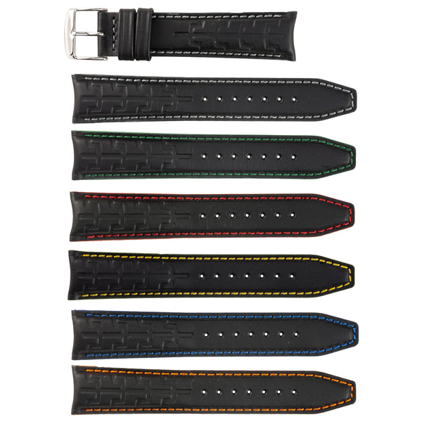 ROCHET ZRC No. 523 Calfskin High Performance Straps with Contrast Stitching (20mm~22mm)