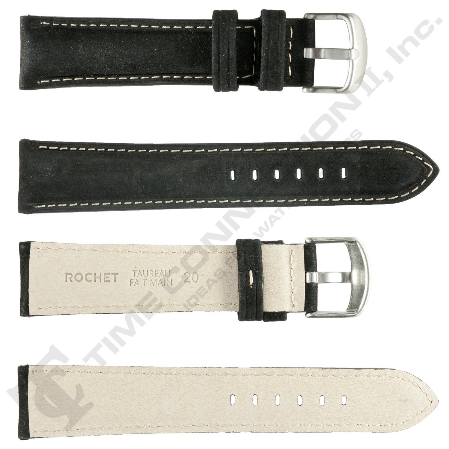 ZRC No. 572 Young Bull Nubuck Fine Leather Straps (20mm~22mm)