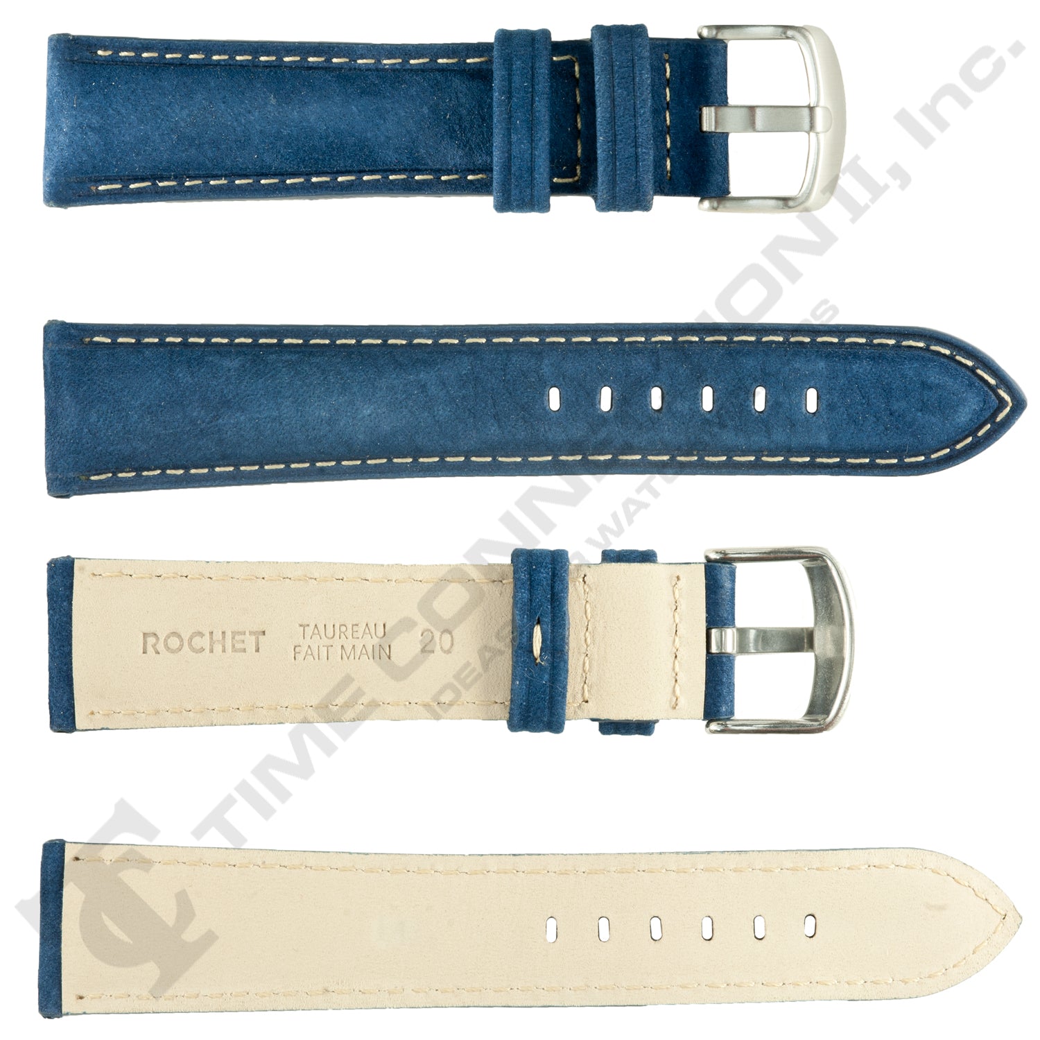 ROCHET ZRC No. 572 Young Bull Nubuck Fine Leather Straps (20mm~22mm)