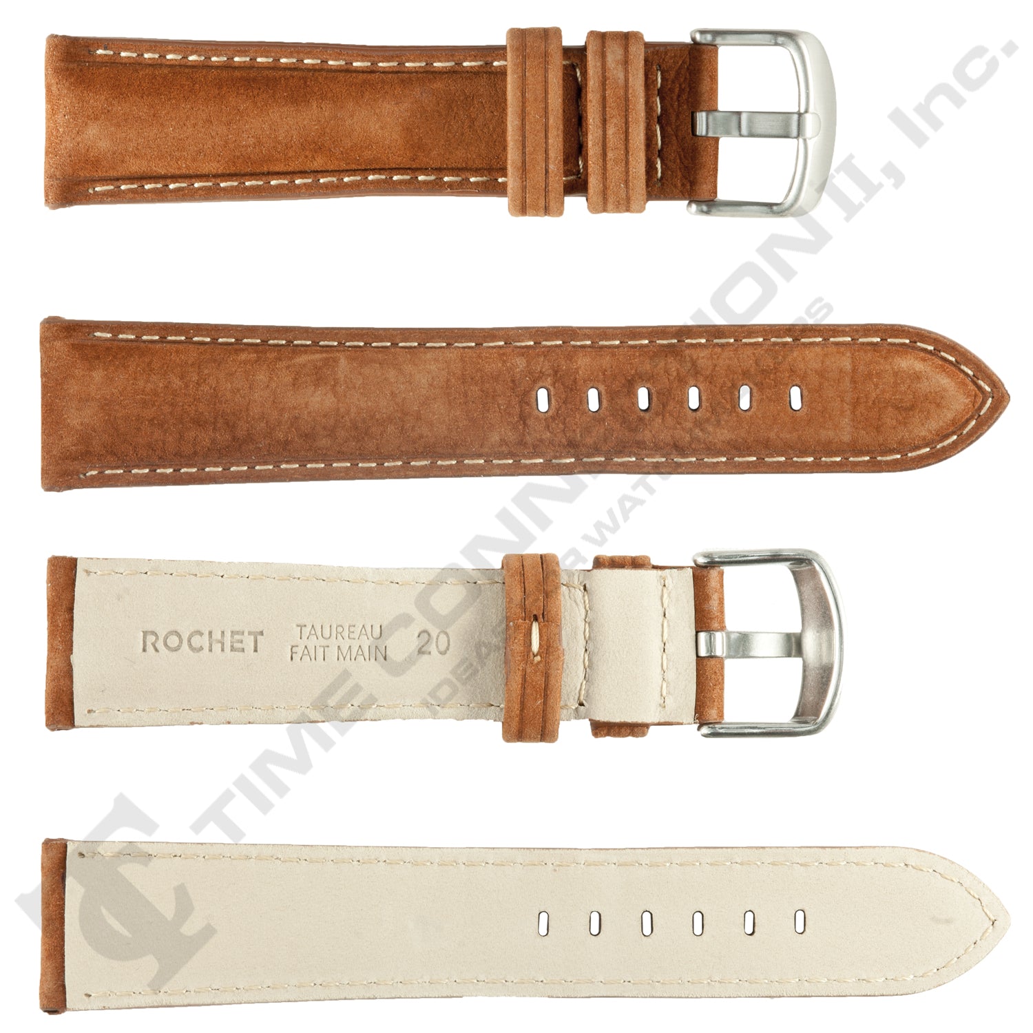 ROCHET ZRC No. 572 Young Bull Nubuck Fine Leather Straps (20mm~22mm)