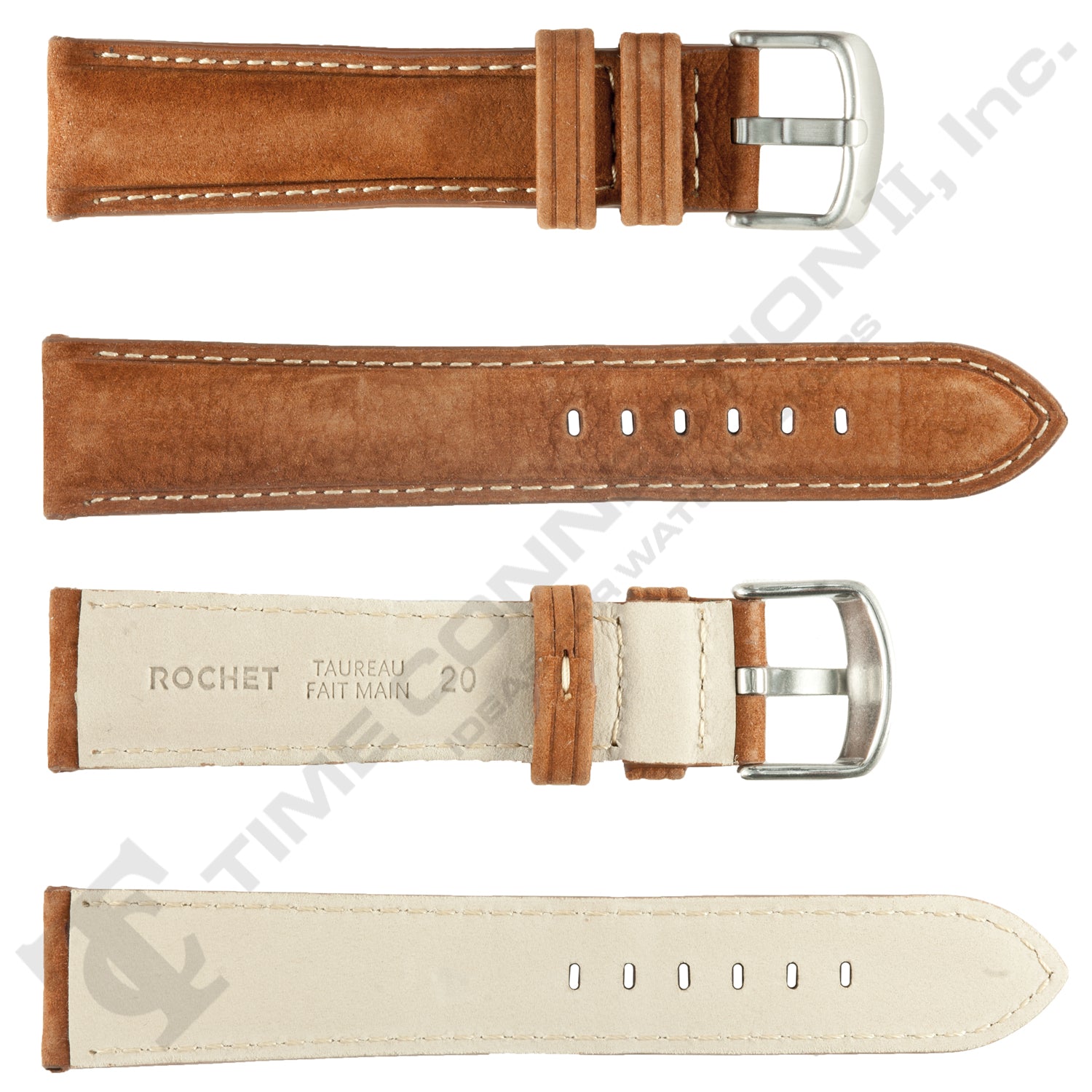 ZRC No. 572 Young Bull Nubuck Fine Leather Straps (20mm~22mm)