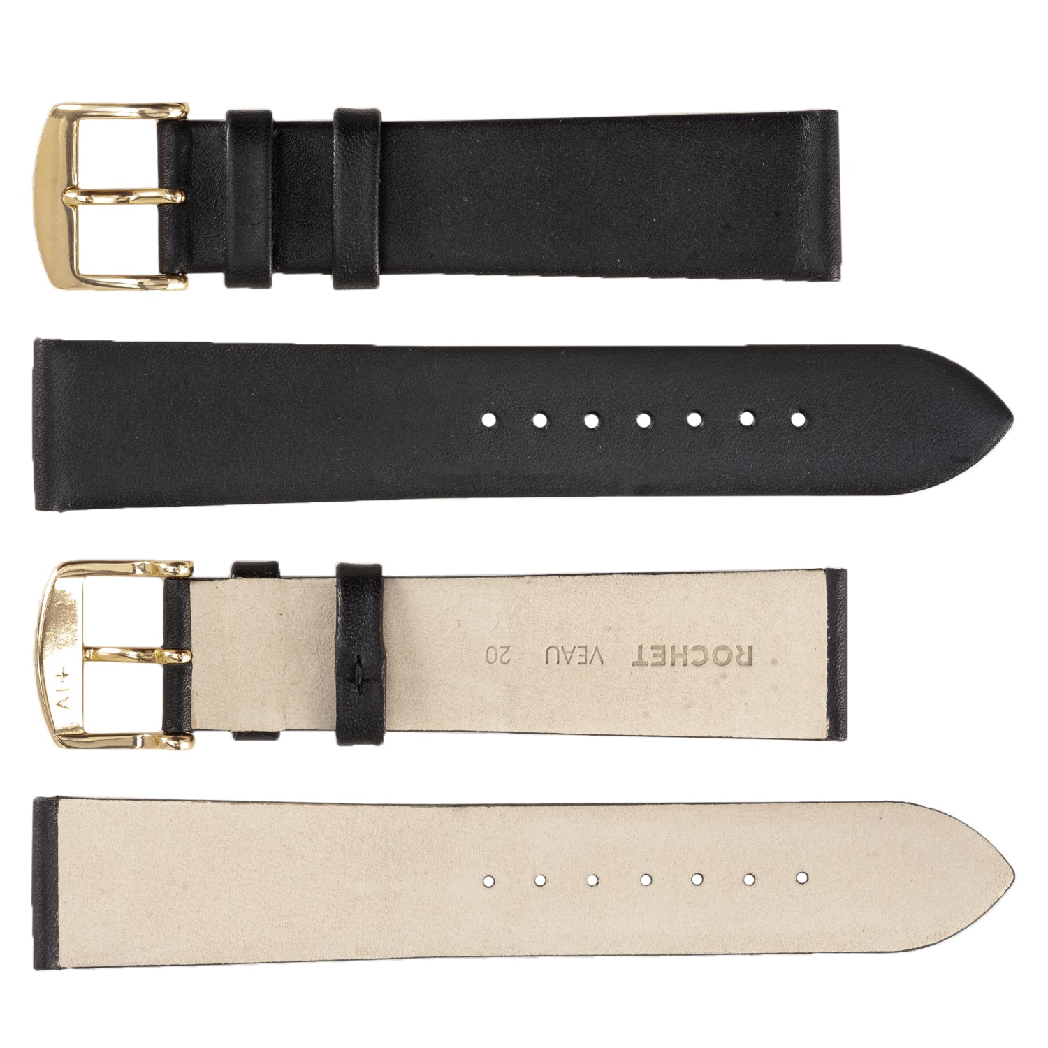 ROCHET ZRC No. 603 Smooth Calfskin Fine Leather Straps (8mm~22mm)
