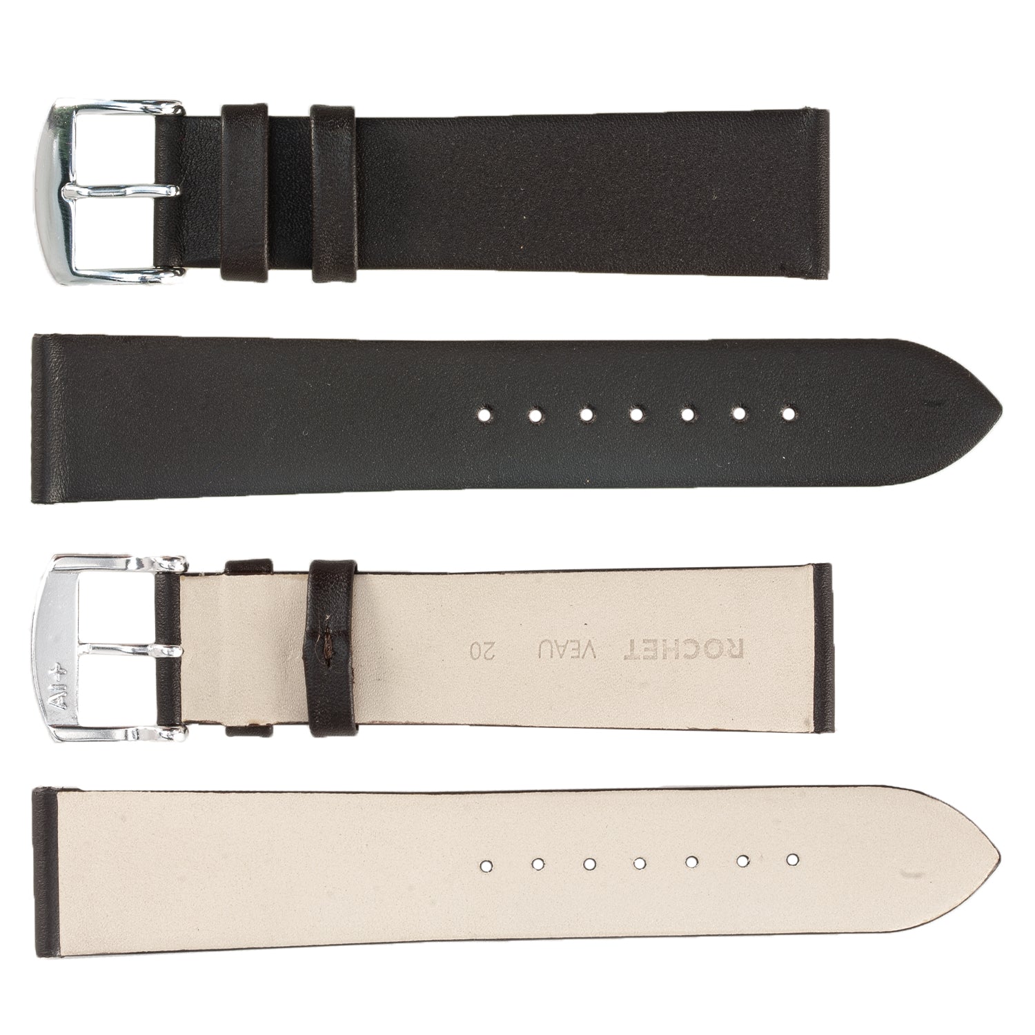 ROCHET ZRC No. 603 Smooth Calfskin Fine Leather Straps (8mm~22mm)