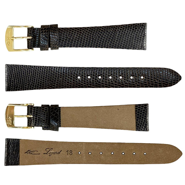 ROCHET ZRC No. 606 Genuine Lizard Grain Fine Leather Straps (18mm~20mm)