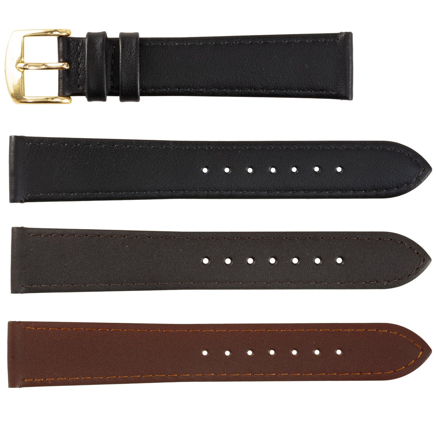 ROCHET ZRC No. 613 Smooth Calfskin Fine Leather Straps (10mm~22mm)