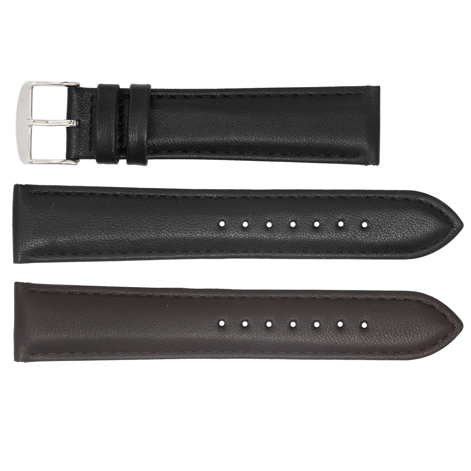 ZRC No. 633 Long Lamb Padded Fine Leather Straps (12mm~22mm)