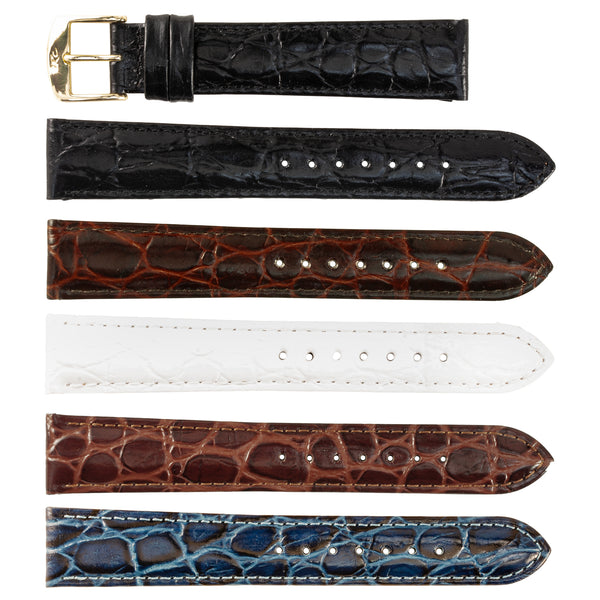 ROCHET ZRC No. 639 Crocodile Grain Fine Leather Straps (10mm~22mm)