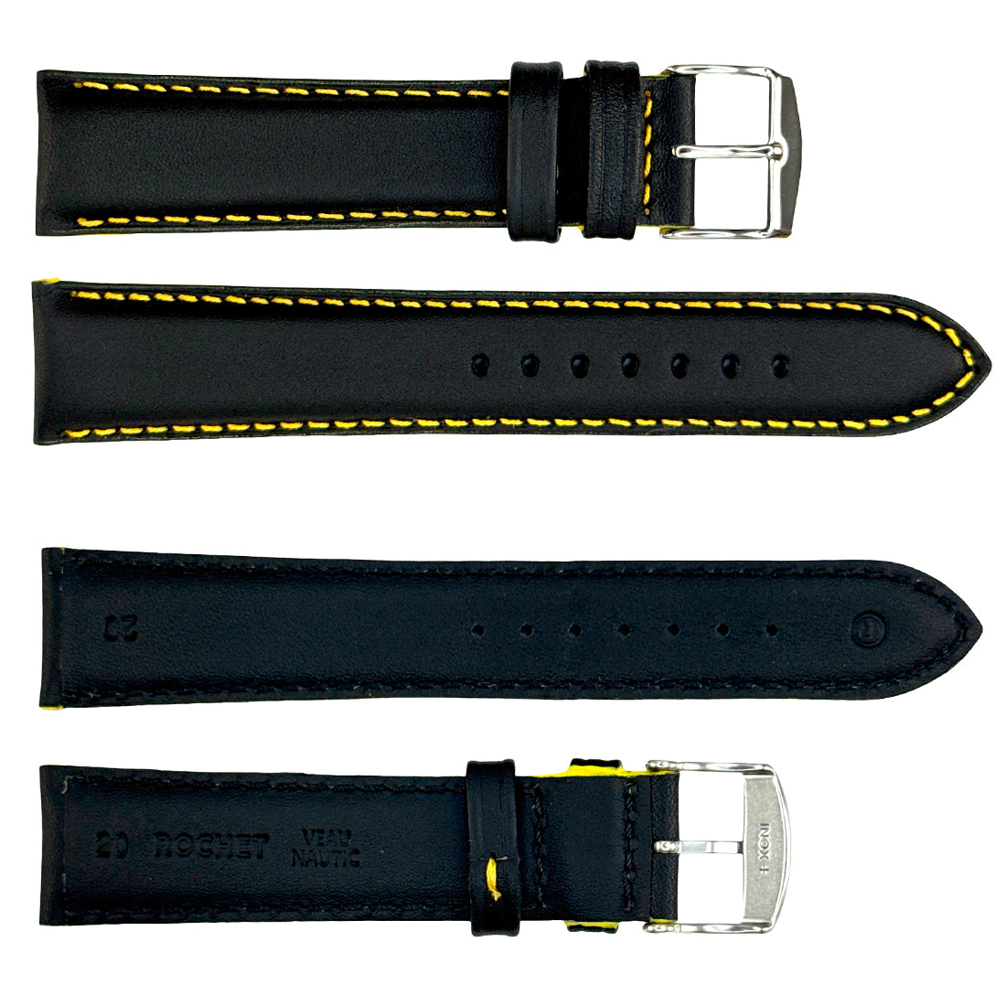 ROCHET ZRC No. 723 Calfskin Fine Water Resistant Leather Straps (18mm~30mm)