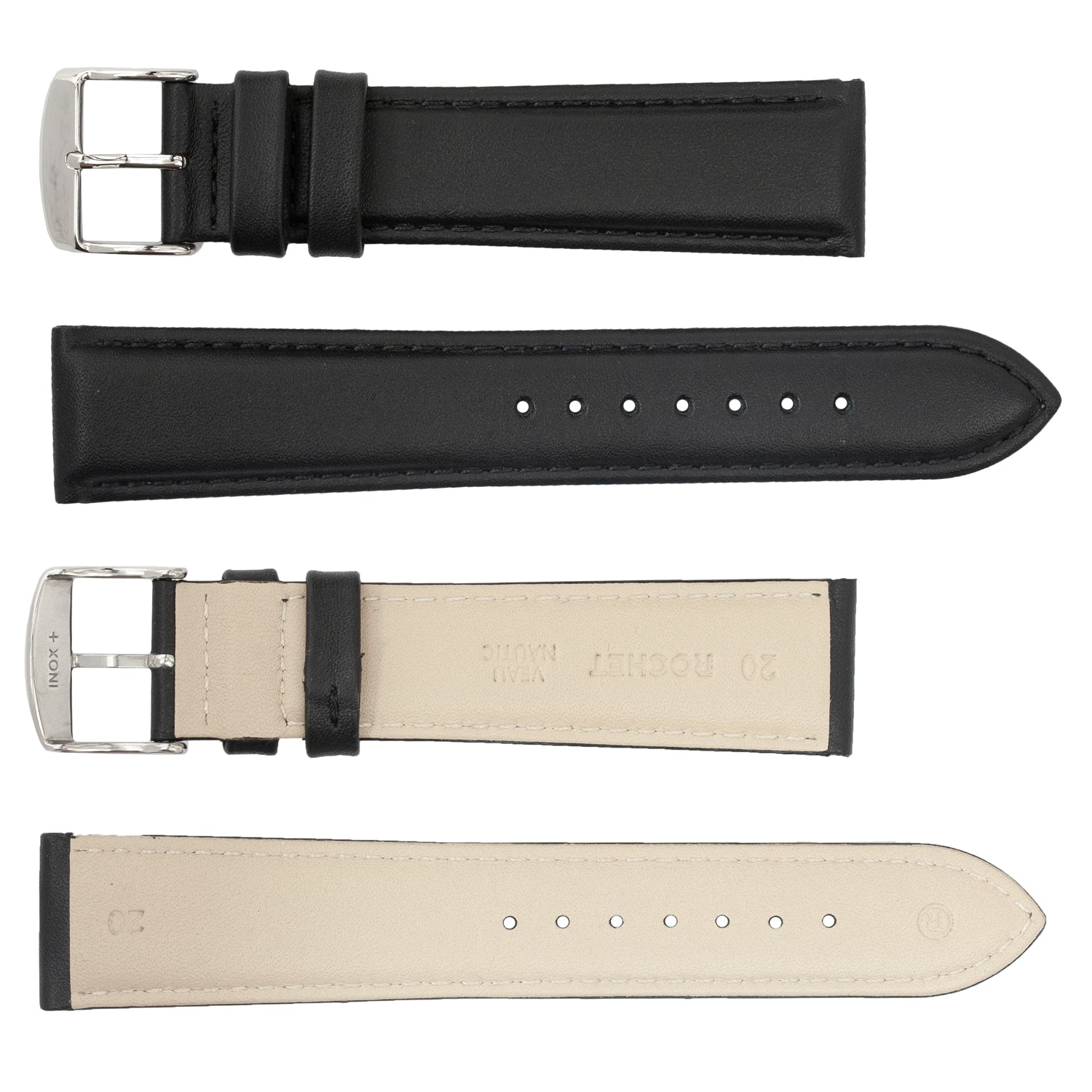 ZRC No. 723 Calfskin Fine Water Resistant Leather Straps (18mm~30mm)